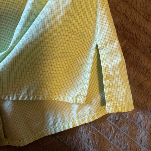 VTG vintage Casual Corner green button down collared sleeveless top - Picture 5 of 7